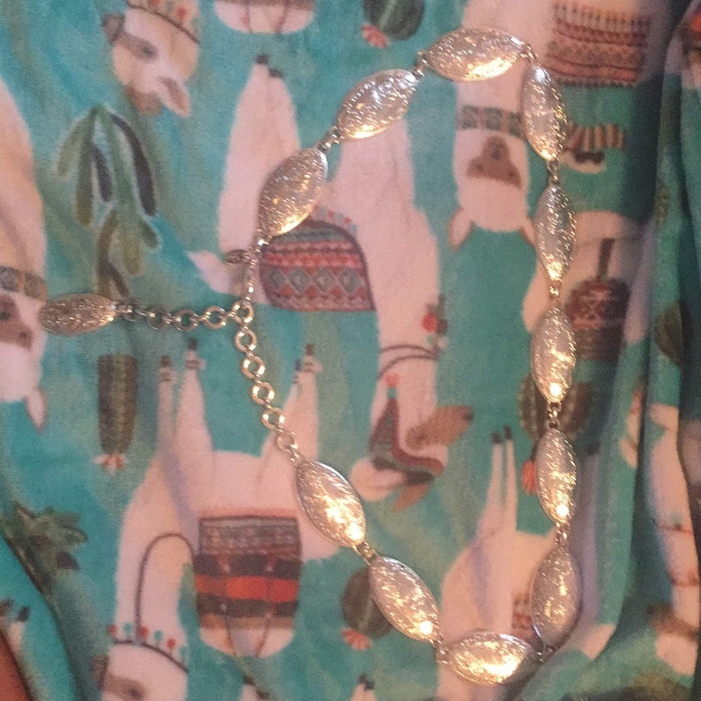 Women’s metal concho belt